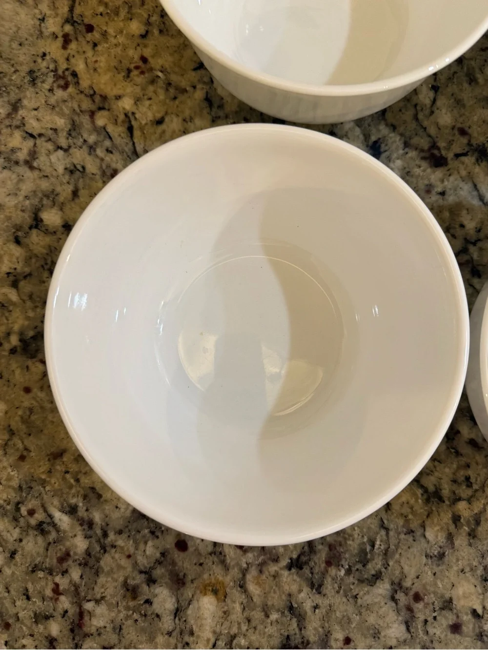 Corelle Winter Frost White Plain White Soup Cereal Bowls Deep 6-1/4” Set of 4